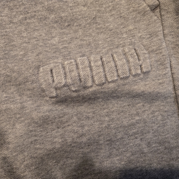 Puma sweatpants joggers gray mens size medium GUC - Picture 4 of 8